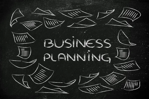 Бизнес планирование — стоковое фото