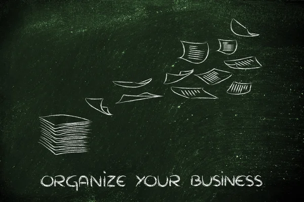 Organizovat vaše podnikání — Stock fotografie
