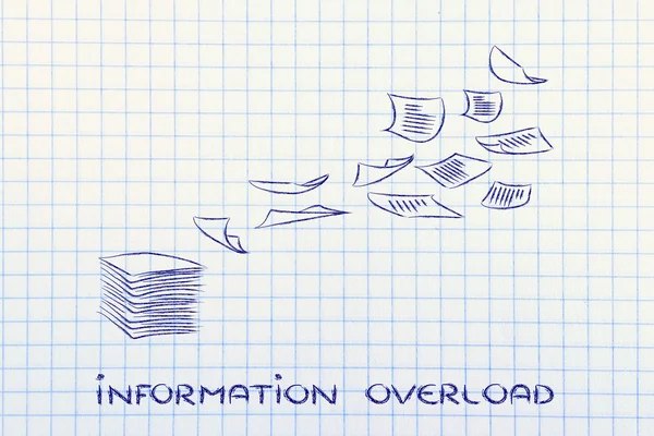 Information overload — Stock Photo, Image