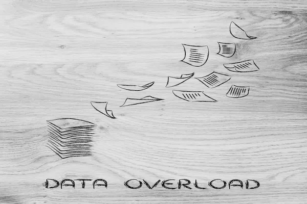 Data overload — Stock Photo, Image