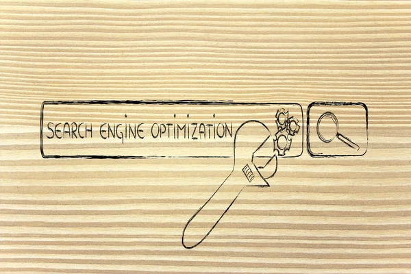 SEO, Optimización de motores de búsqueda — Foto de Stock