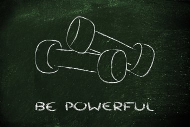 güç ve güç, ağırlıkları set inşa