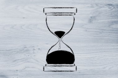 the time is now, hourglass design