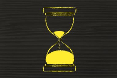 the time is now, hourglass design