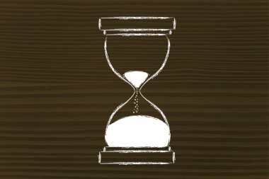 the time is now, hourglass design
