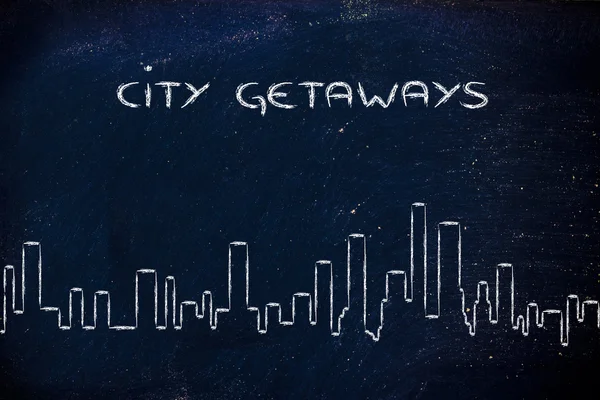 City getaways — Stock Photo, Image