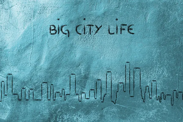Cidade grande Vida — Fotografia de Stock