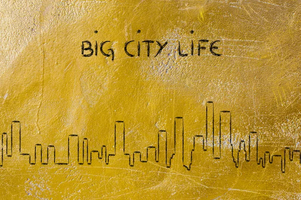 Büyük Şehir Hayatı — Stok fotoğraf