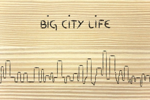 Big city life — Stock Photo, Image