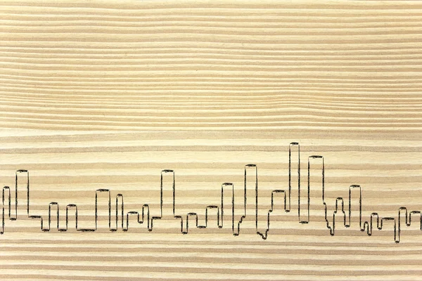 Skyline of generic city — Stock Photo, Image