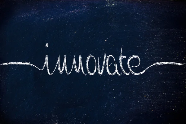 Inovar caligrafia — Fotografia de Stock