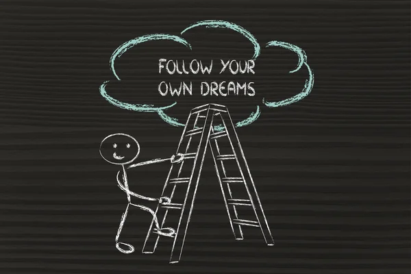 Follow your own dreams — Stock Photo, Image