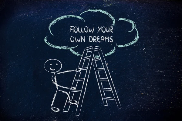 Follow your own dreams — Stock Photo, Image