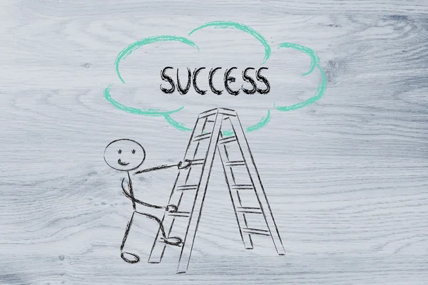 Ladder to success — Stock Photo, Image