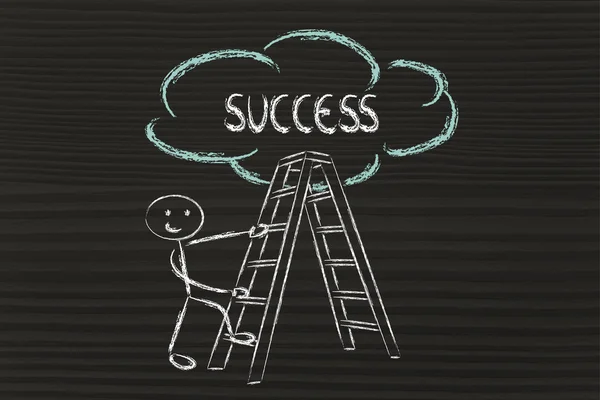 Başarının merdiveni — Stok fotoğraf