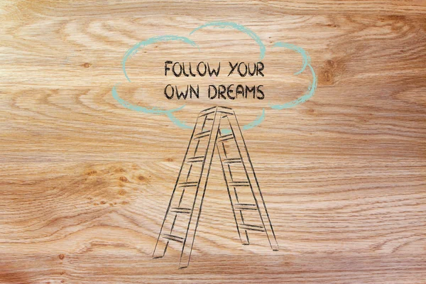 Follow your own dreams — Stock Photo, Image