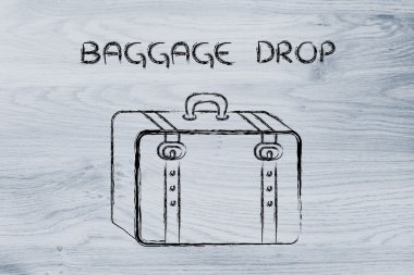 seyahat endüstrisinin: Bagaj damla
