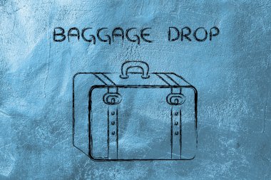 seyahat endüstrisinin: Bagaj damla