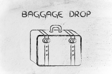 seyahat endüstrisinin: Bagaj damla