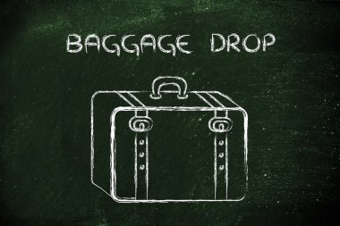 seyahat endüstrisinin: Bagaj damla
