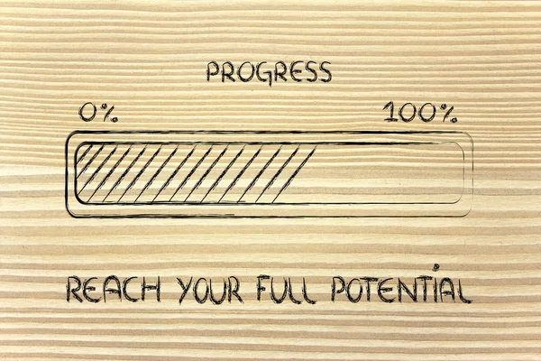 Bara de progres — Fotografie, imagine de stoc