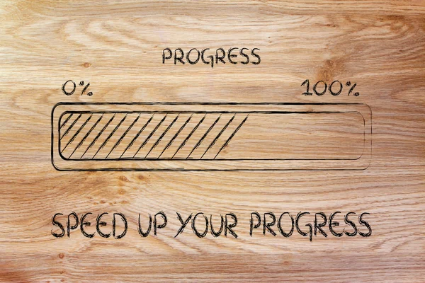 Индикатор прогресса — стоковое фото