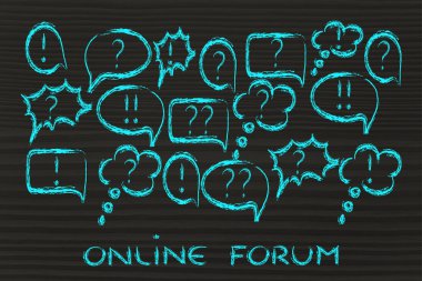 internet forumları ve çevrimiçi tartışmalar