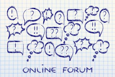 internet forumları ve çevrimiçi tartışmalar
