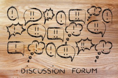 internet forumları ve çevrimiçi tartışmalar