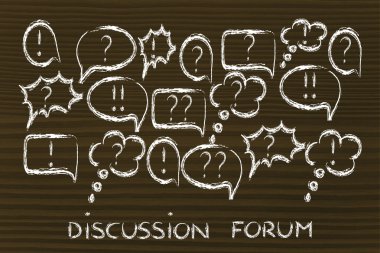 internet forumları ve çevrimiçi tartışmalar