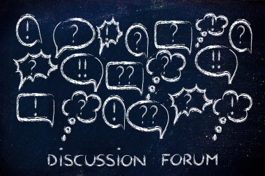 internet forumları ve çevrimiçi tartışmalar
