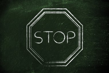 yol işareti örnek durdur