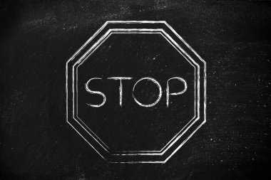 yol işareti örnek durdur