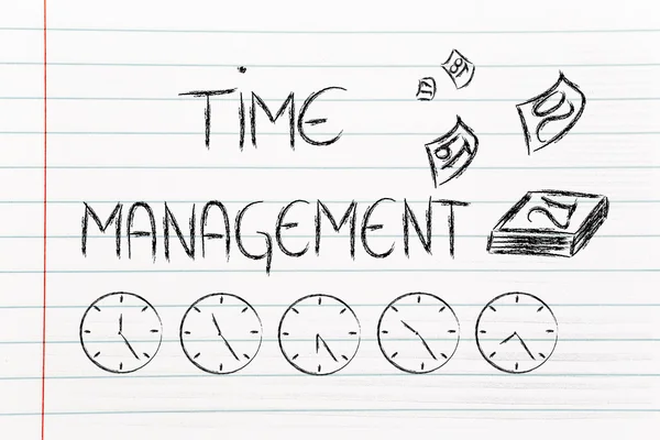 Time and project management for the global business — Stock Photo, Image