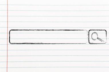 Arama bar, boş bir yorum motoru