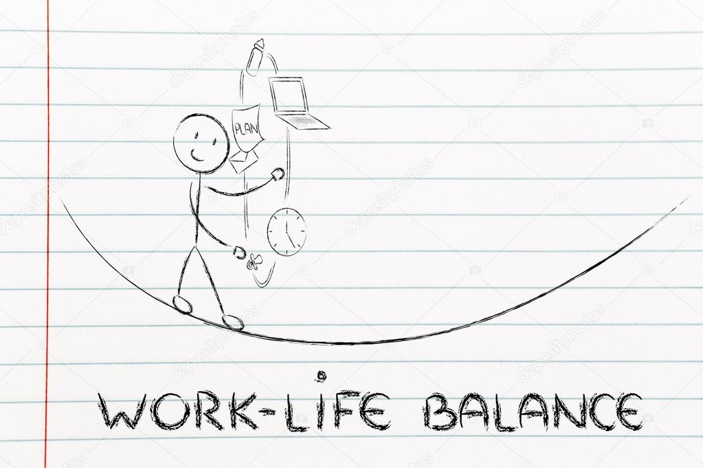 Work life balance & managing responsibilities Stock Photo by ©Faithie ...