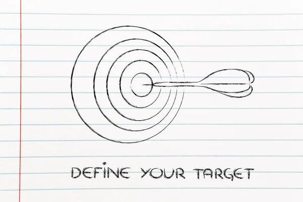 Mercado alvo certo nas empresas — Fotografia de Stock