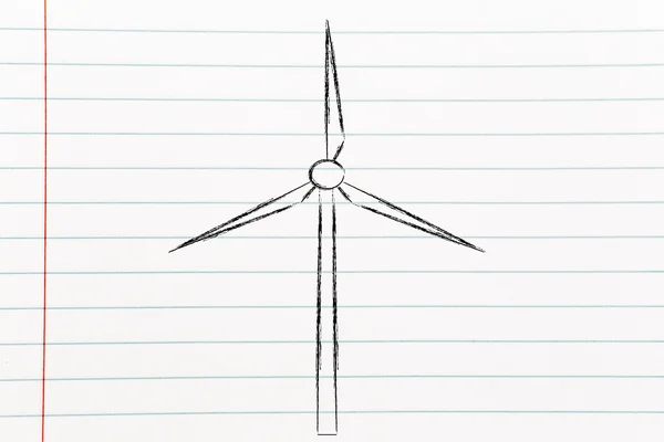 Turbinas geradoras de vento — Fotografia de Stock