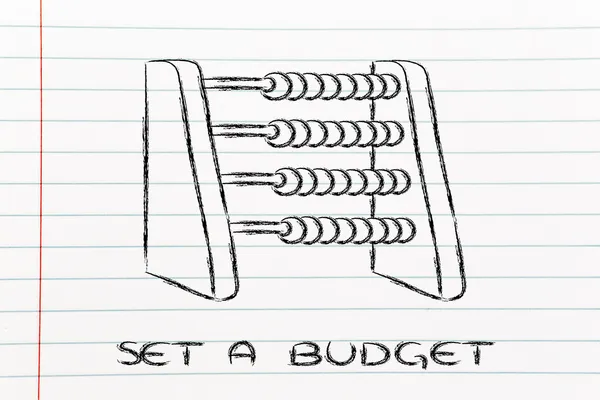 Planifique sus ahorros o establezca un presupuesto —  Fotos de Stock