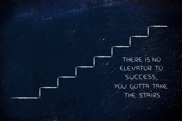 Passos para alcançar o sucesso — Fotografia de Stock