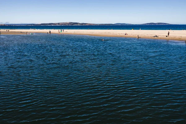 Kingston Beach Tasmania Januari 2022 Pemandangan Pantai Yang Indah Dari — Stok Foto