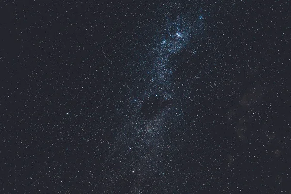 Sterrenhemel Met Veel Sterrenbeelden Melkweg Duidelijk Zichtbaar Schot Van Het — Stockfoto