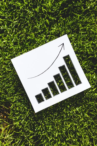 Economia Circolare Sviluppo Sostenibile Crescente Popolarità Immagine Concettuale Grafico Con — Foto Stock