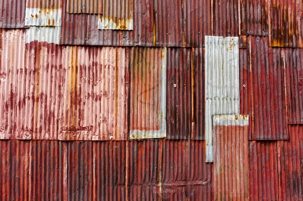 Old Rusty Zinc plate. — Stock Photo, Image