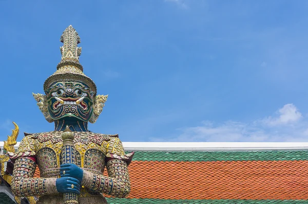 Guardián Gigante en el Gran Palacio Bangkok — Foto de Stock