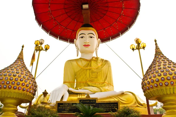 Estátua de Buda em Wat Shan, Chiangmai Tailândia — Fotografia de Stock