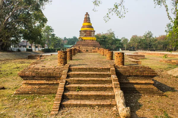 Old Chedi in Wiang Kum Kam, Ancient City — Stock Photo, Image