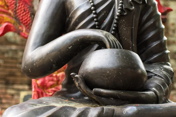Monk, Budist heykeli — Stok fotoğraf