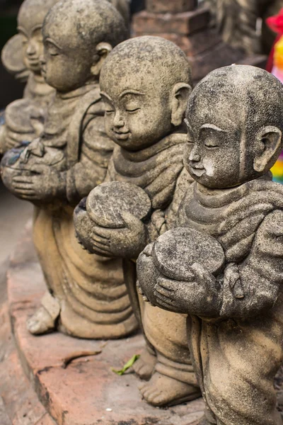 Doll clay monk used in Thailand — Stock Photo, Image