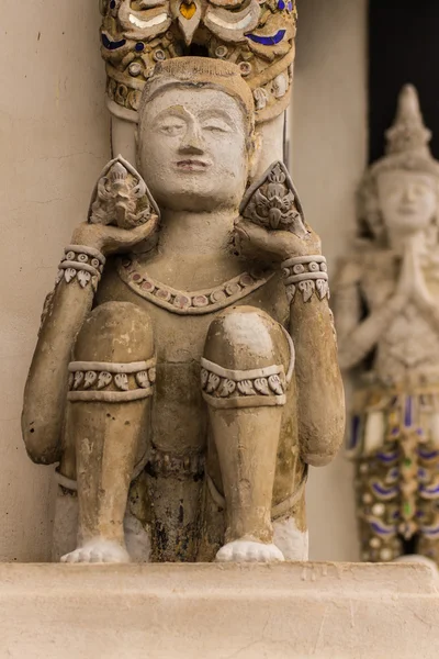 Thai angel como Old Ubosot en Wat Buak Krok Luang, Chiangmai — Foto de Stock